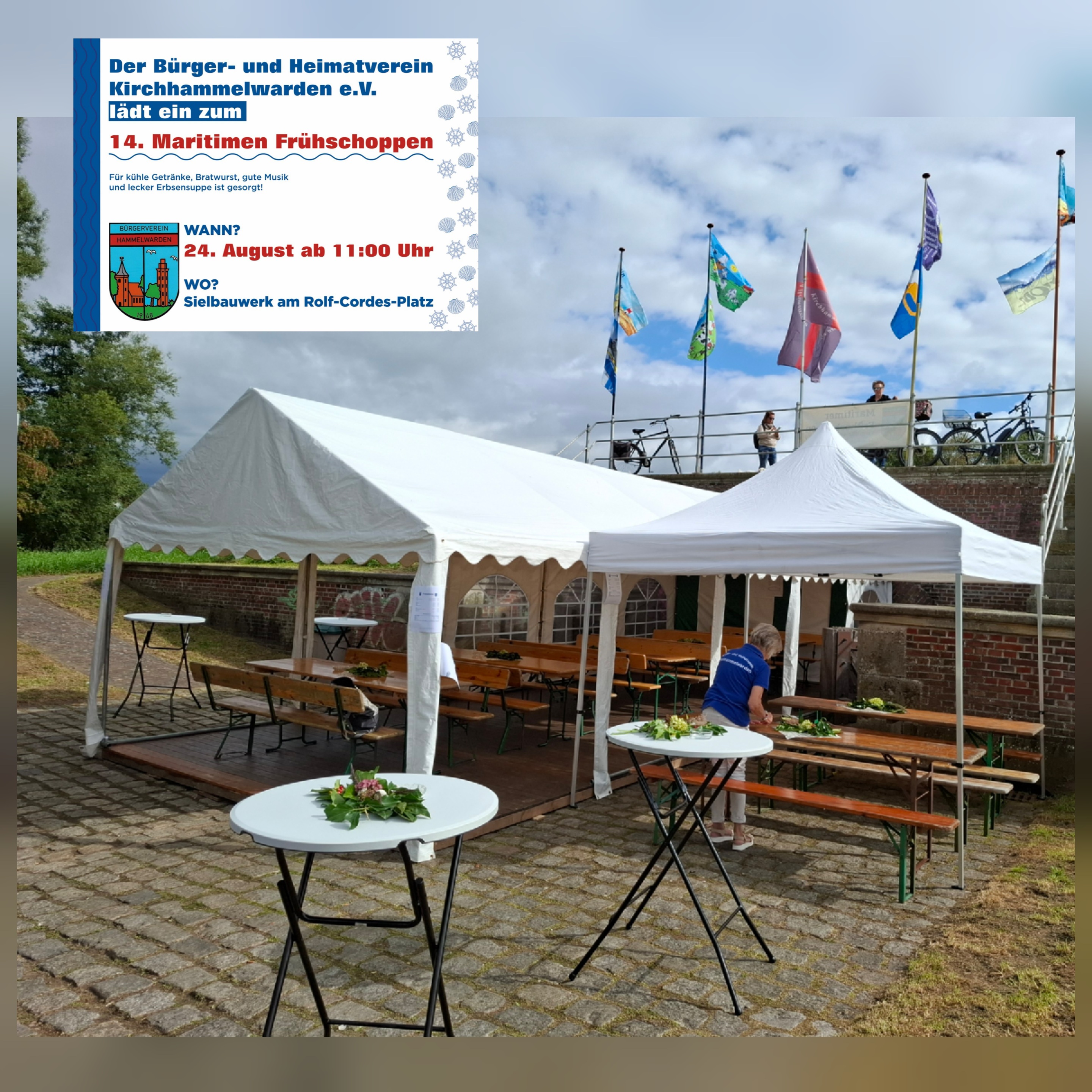 Sielbauwerk Frühschoppen